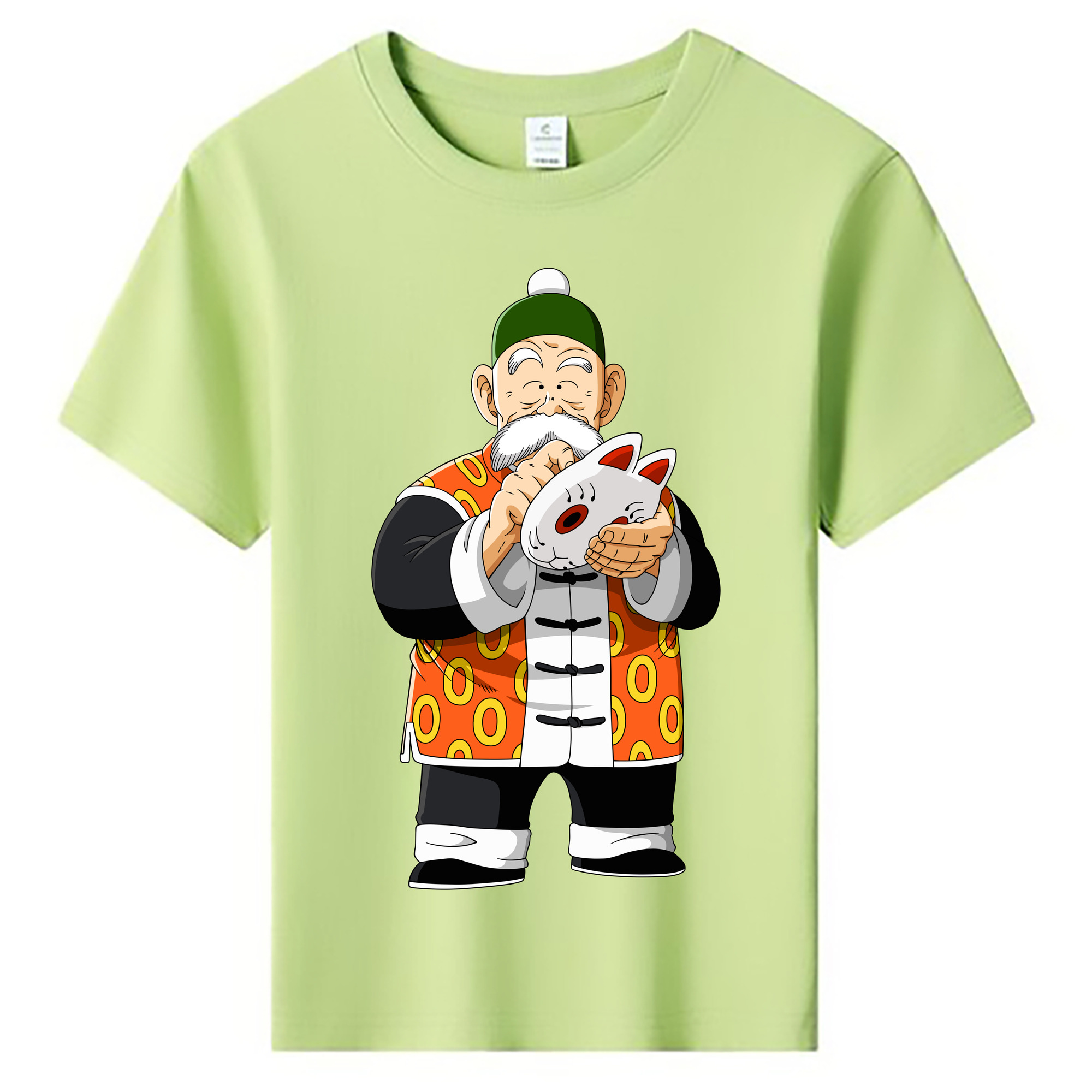 （画像用） ドラゴンボール 亀仙人（かめせんにん） DRAGON BALL Master Roshi Kame Sennin 綿100％キッズTシャツ（フロントプリント）